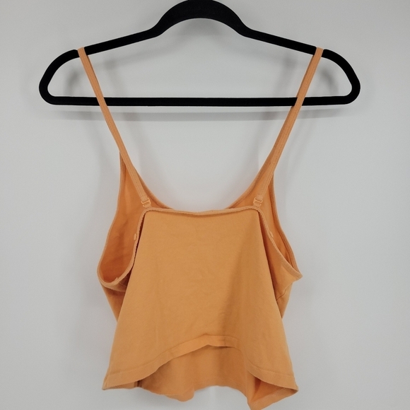 American Eagle Outfitters Womens Orange Spaghetti Strap Cami Tank Top Size L - Picture 3 of 8